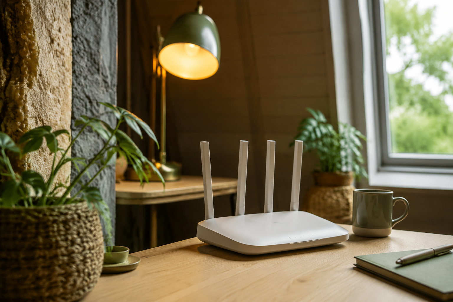 Home-office broadband setup notes