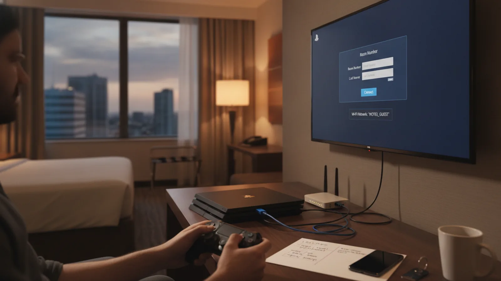 How To Connect A Ps4 To A Hotel Wifi | 4Aerials
