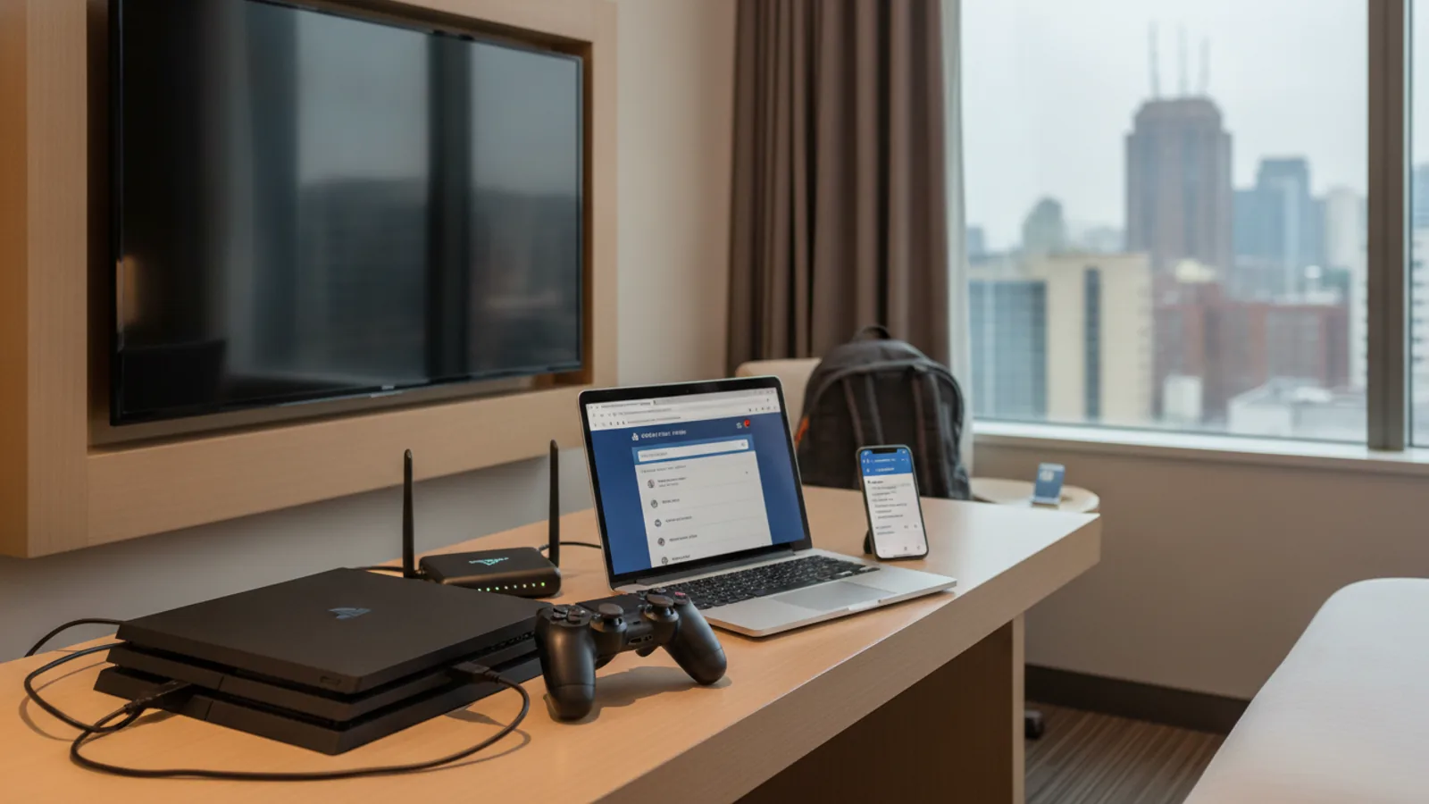 How To Connect Ps4 To Wifi Hotel | 4Aerials